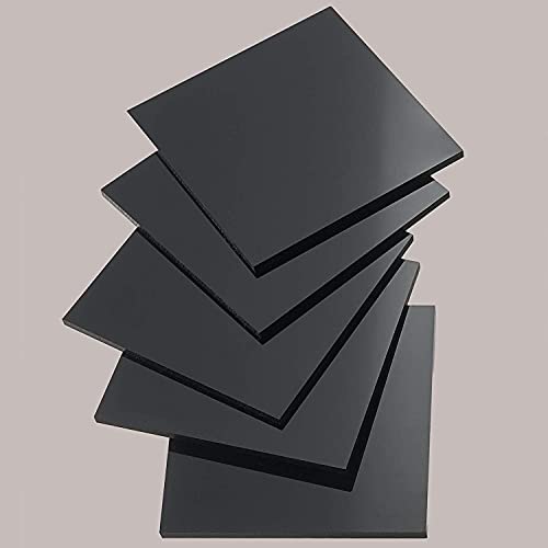 nattmann POM Platte Zuschnitt 2-30 mm/Farbe: Schwarz/DELRIN® TENAC® SUSTARIN® (10 mm, 495 x 245 mm) - nach Maß/Wunschmaß möglich von nattmann