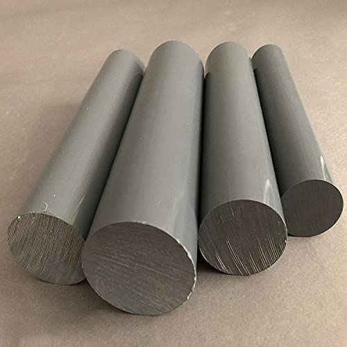 nattmann PVC (Polyvinylchlorid) Rundstab Rundstock Stab dunkelgrau (100 mm, 600 mm) von nattmann