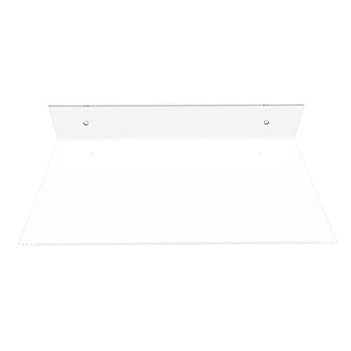 nattmann Regal Badregal Ablage Glasregal PLEXIGLAS ® Badablage Design Wandregal Acrylglas (400 x 200 mm) von nattmann