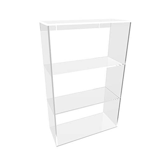 nattmann Regal aus PLEXIGLAS ® Wandregal Acrylglas Glasregal Hängeregal Badregal Ablage (30 x 40 x 10 cm (BxHxT)) von nattmann