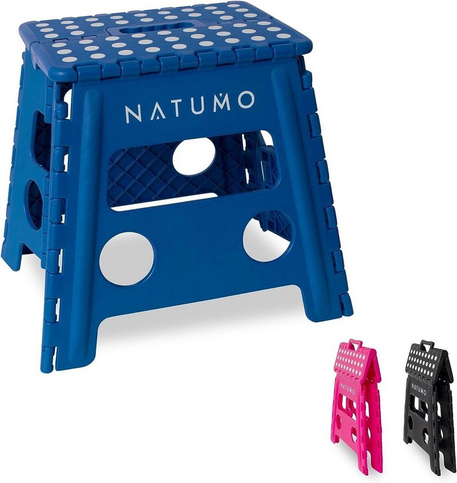 natumo Tritthocker NATUMO® XL Tritthocker Kinder + Erwachsene, Klapphocker faltbar, Leich von natumo