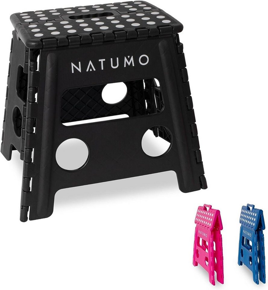 natumo Tritthocker NATUMO® XL Tritthocker Kinder + Erwachsene, Klapphocker faltbar, Leich von natumo