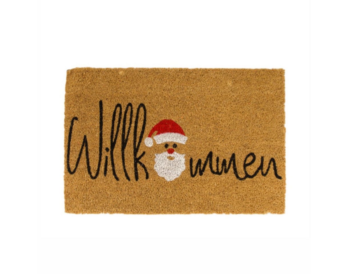 naturalplace Fußmatte Willkommen / Weihnachten, 58 x 38 x 1,5cm, natur-rot, rechteckig, Höhe: 15 mm naturalplace Fußmatte Willkommen / Weihnachten, 58 x 38 x 1,5cm, natur-rot, rechteckig, Höhe: 15 mm von naturalplace