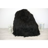 Sale Schaffell Sitzsack Schwarz | Pouf Riesen Furry Sale Schaffell Sitzsack Schwarz | Pouf Riesen Furry von naturalsheepskin
