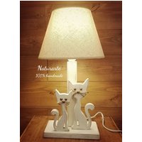 Lampada Da Tavolo Mit Sagoma Gatti von naturarte