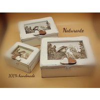 Schmuckkästchen Mit Bilderrahmen Als Aufsatz von naturarte