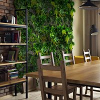 Künstliche Pflanzenwand - Felsige Klippe Grüne Wand Indoor Pflanze Vertikaler Garten Wandverkleidung Akzentwand von naturewallsNA