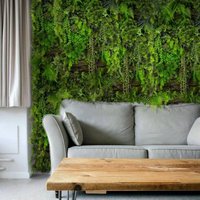 Künstliche Pflanzenwand - Latschenkiefer Grüne Wand Innen Pflanze Vertikaler Garten Wandverkleidung Akzentwand Pflanzen von naturewallsNA