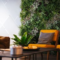 Kunstpflanzenwand - Felder Grüne Wand Innen Pflanze Vertikaler Garten Wandverkleidung Akzentwand Pflanzen von naturewallsNA