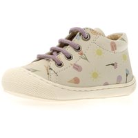 Naturino Lauflernschuh "COCOON PR. FRESHEN MILK" Barfußschuh mit buntem Print, Größenschablone zum Download von naturino