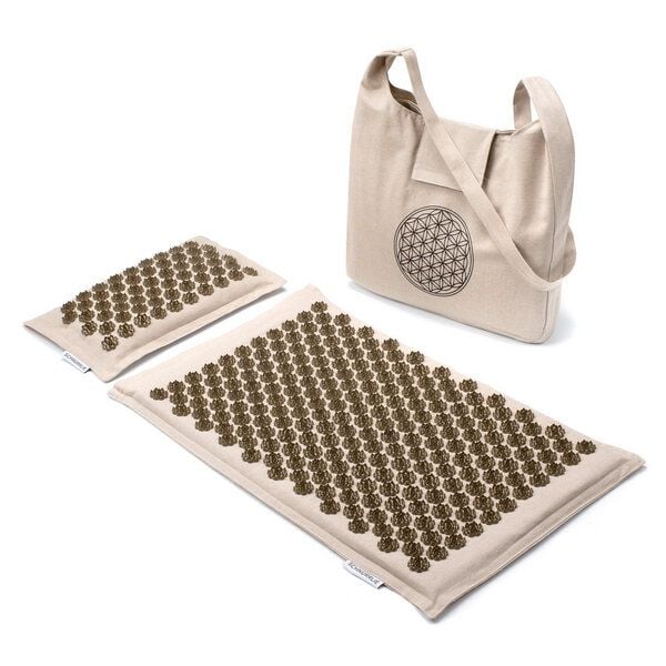 naturling Akupressur Matte Set mit Zirbenkissen und Tasche von naturling