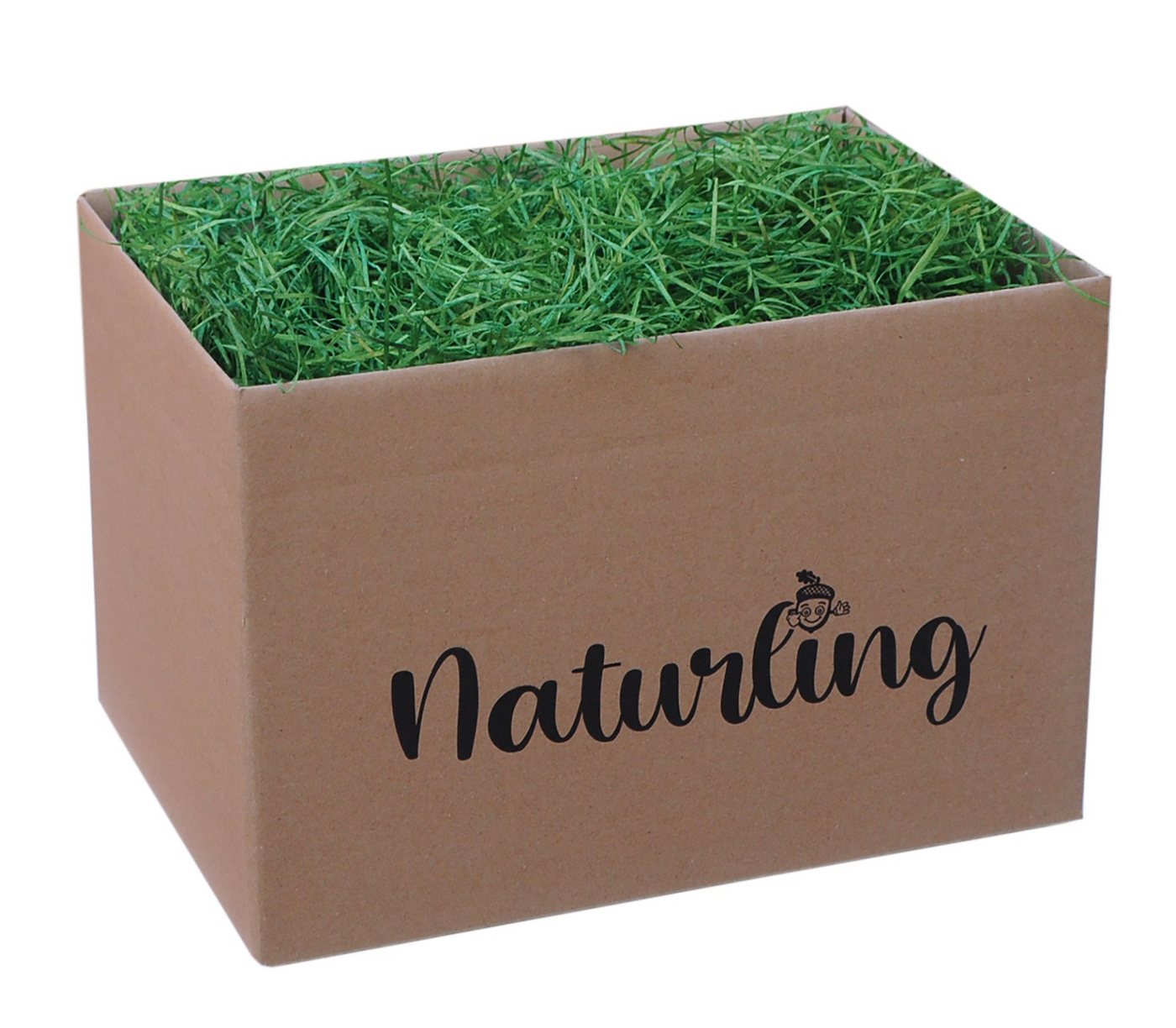 naturling Osternest Ostergras 500g, Holzwolle oder Heu - Plastikfreie Alternative von naturling