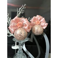 Rose Gold Pailletten Unzerbrechlich Stoffbezug Weihnachtsschmuck, Baumschmuck, Weihnachtsdekoration, Weihnachtsdekoration von navical