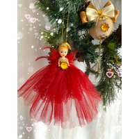 Weihnachtspuppe Ornament, Weihnachtsengel Geschenk Für Kinder, X-Mas Puppe von navical