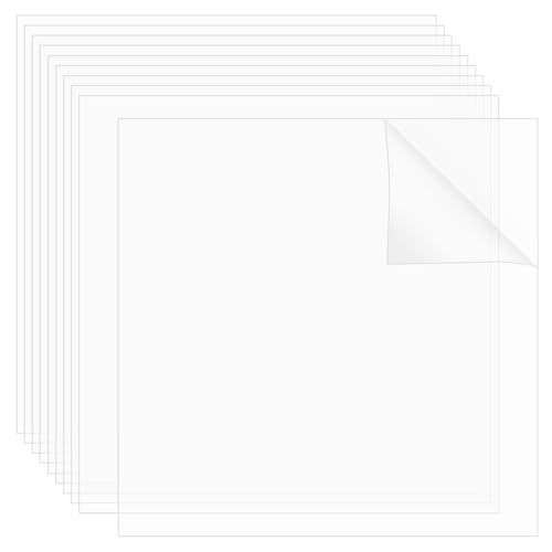 NBEADS 10 Stück PET Klarsichtfolien, 30x30cm Plastik gegossene Platten für Crafting-Projekte Ersatz Bilderrahmen Glas, 0,5mm Dick NBEADS 10 Stück PET Klarsichtfolien, 30x30cm Plastik gegossene Platten für Crafting-Projekte Ersatz Bilderrahmen Glas, 0,5mm Dick von nbeads