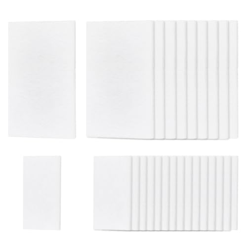 NBEADS 100 STK. Aromatherapie-Diffusor-Pad, 2 Größen Unparfümierte Aroma-Pads Luftbefeuchter Ätherisches Öl Pads für Haus Auto Luftreiniger Plug in Diffusor, Weiß von nbeads