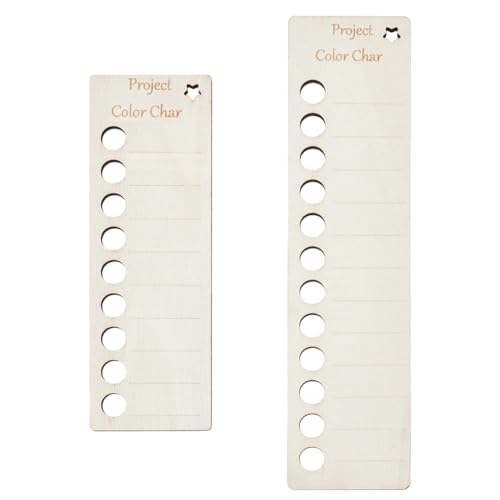 NBEADS 2 Stück Temperaturdecken Farbkarten, Wiederverwendbarer Stricktemperatur Deckenplaner Aus Holz Wollschirm Organizer Karte Deckenplaner Für Fadenhäkelprojekte Handgefertigte Geschenke NBEADS 2 Stück Temperaturdecken Farbkarten, Wiederverwendbarer Stricktemperatur Deckenplaner Aus Holz Wollschirm Organizer Karte Deckenplaner Für Fadenhäkelprojekte Handgefertigte Geschenke von nbeads