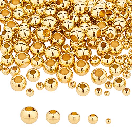 nbeads 200 Stück Messing Perlen 5 Größen Rondelle Spacer Messing Perlen Metall Big Hole Perlen Für DIY Schmuckherstellung, 2 mm / 3 mm / 4 mm / 5 mm / 6 mm Loch nbeads 200 Stück Messing Perlen 5 Größen Rondelle Spacer Messing Perlen Metall Big Hole Perlen Für DIY Schmuckherstellung, 2 mm / 3 mm / 4 mm / 5 mm / 6 mm Loch von nbeads