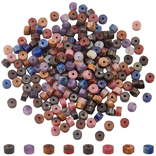 nbeads 240 Stück 8 Stile Natürliche Heishi Steinperlen, Ca. 4 mm Mini Disc Spacer Beads Flache Runde Lose Steinperlen Für Armbänder Ohrringe Halsketten Und Schmuckherstellung nbeads 240 Stück 8 Stile Natürliche Heishi Steinperlen, Ca. 4 mm Mini Disc Spacer Beads Flache Runde Lose Steinperlen Für Armbänder Ohrringe Halsketten Und Schmuckherstellung von nbeads