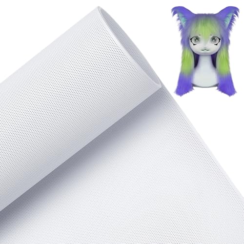 NBEADS Pelzanzug Auge Plastiknetz Rolle, 150x30cm Bedruckbare PVC Mesh Canvas Bögen 0.3mm Dickes Wasserdichtes Plastiknetz für Pelzkostüme Rollenspiel Pelzanzüge Sculpting Requisiten Basteln, Weiß NBEADS Pelzanzug Auge Plastiknetz Rolle, 150x30cm Bedruckbare PVC Mesh Canvas Bögen 0.3mm Dickes Wasserdichtes Plastiknetz für Pelzkostüme Rollenspiel Pelzanzüge Sculpting Requisiten Basteln, Weiß von nbeads