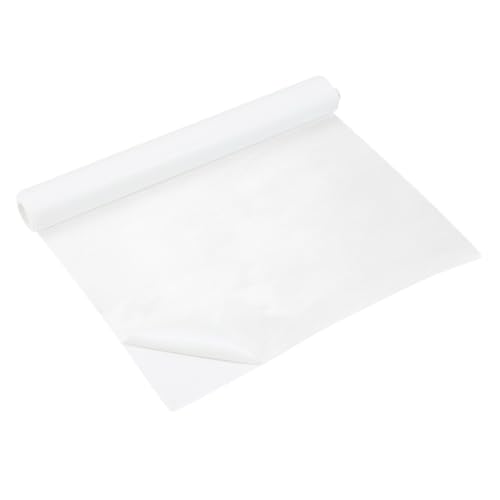 NBEADS Selbstklebende Wildleder Autofolie, 140x31.5cm Klebrige Rückseite Klebefilz Adhesive Filz Fabric Shelf Liner für Schubladen und Schmuckkästchen Filzeinlage, Weiß von nbeads