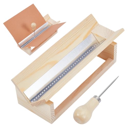 NBEADS Signatur Stanzwerkzeug Zum Buchbinden, Buchbinder Stanzwiege Mit Aluminium Stanzanleitung Buchbindewerkzeug Anleitungsset Für Heimwerker Bastelarbeiten Notizbücher Tagebücher Planer, 25x9x7.7cm von nbeads