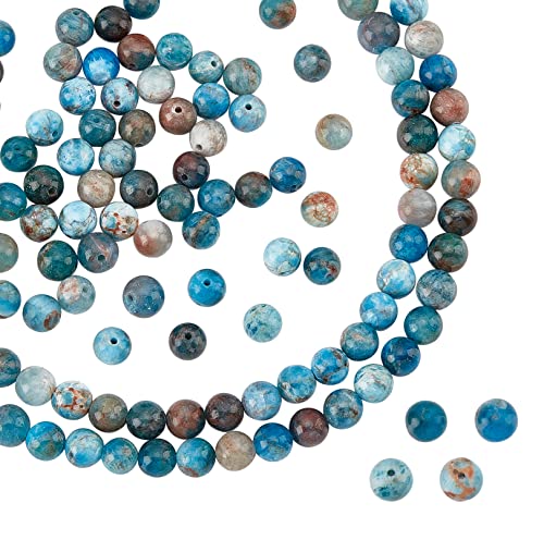 NBEADS ca. 61 Stück Natürliche Apatit Perlenstränge, 6 mm Natürliche Runde Steinperle Grade ab Apatit Edelsteinperlen Lose Spacer perlen Für DIY Armbänder Halsketten Ohrringe Schmuckherstellung NBEADS ca. 61 Stück Natürliche Apatit Perlenstränge, 6 mm Natürliche Runde Steinperle Grade ab Apatit Edelsteinperlen Lose Spacer perlen Für DIY Armbänder Halsketten Ohrringe Schmuckherstellung von nbeads