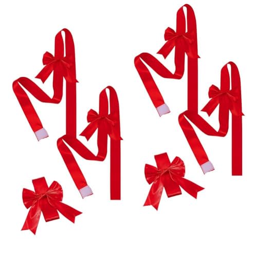 nbeads 4 Set Weihnachts Schrankbänder Schleifen, Große Weihnachts Türbänder Schrankschleifen Für Schränke Türen Fenster Möbel Weihnachten Silvester Festivals Feiertage Partyzubehör nbeads 4 Set Weihnachts Schrankbänder Schleifen, Große Weihnachts Türbänder Schrankschleifen Für Schränke Türen Fenster Möbel Weihnachten Silvester Festivals Feiertage Partyzubehör von nbeads