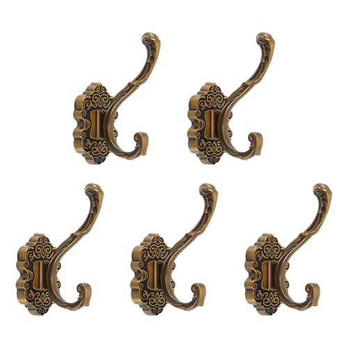 nbeads 5 Stück Vintage Kleiderhaken Wandhalterung, Wandhaken Aus Metalllegierung Antik Bronze Robust Retro Dekorativ Zum Aufhängen Für Handtasche Hut Schlüssel Kleidung Vorhang Badezimmer Schrank nbeads 5 Stück Vintage Kleiderhaken Wandhalterung, Wandhaken Aus Metalllegierung Antik Bronze Robust Retro Dekorativ Zum Aufhängen Für Handtasche Hut Schlüssel Kleidung Vorhang Badezimmer Schrank von nbeads