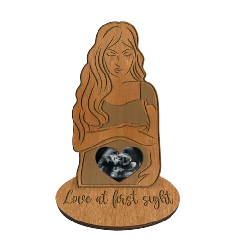 nbeads Hölzerne Schwangerschaft Ankündigung Stand Frame, 20x11x0.4cm Ultraschall Rahmen Ständer Schwangere Frau Bilderrahmen Heart's Sign Schwangere Mutter Rahmen für erste Mal Mütter Geschenke nbeads Hölzerne Schwangerschaft Ankündigung Stand Frame, 20x11x0.4cm Ultraschall Rahmen Ständer Schwangere Frau Bilderrahmen Heart's Sign Schwangere Mutter Rahmen für erste Mal Mütter Geschenke von nbeads