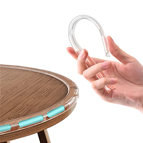 nediea Eckenschutz für Baby, Eckenschutz Selbstklebend Transparent, durchsichtiger Selbstklebender Langer Streifen Tischeckenschutz, 2 Packungen von nediea
