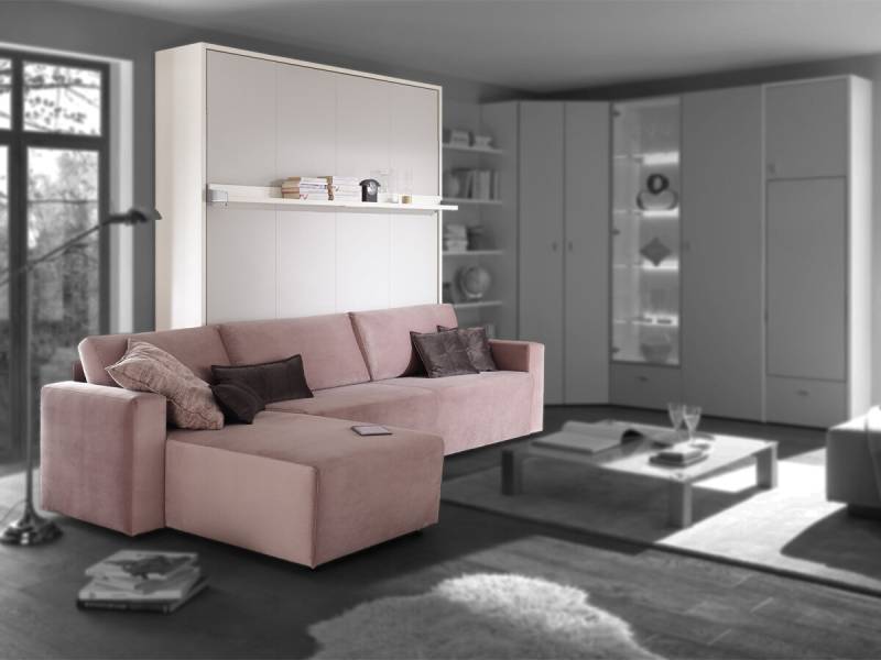 Nehl Schrank-Längsbett mit Sofa 2455.500 2-Raum-Wunder von nehl Wohn-Ideen