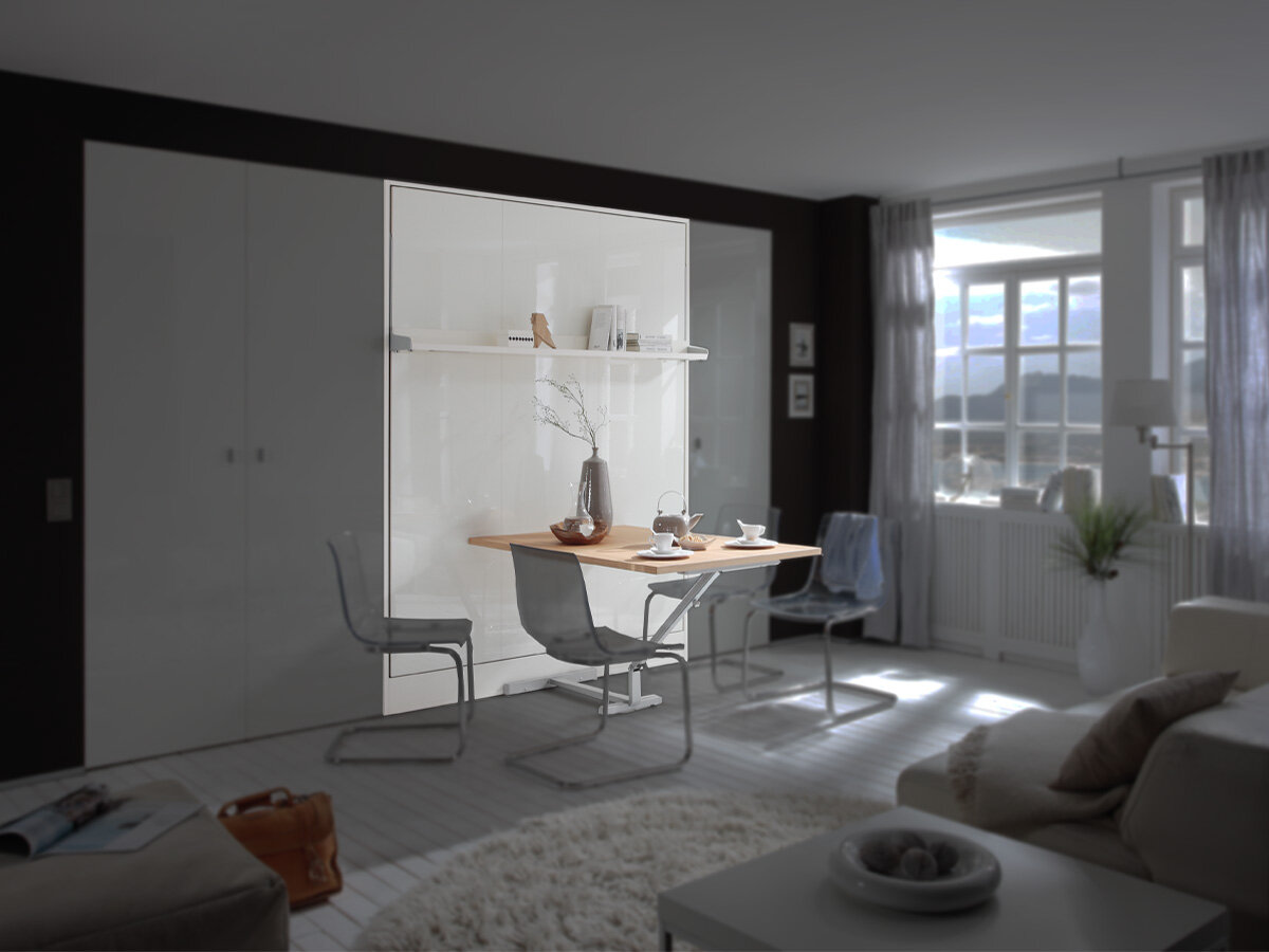 Nehl Schrank-Längsbett mitTisch 2455 2-Raum-Wunder Nehl Schrank-Längsbett mitTisch 2455 2-Raum-Wunder von nehl Wohn-Ideen