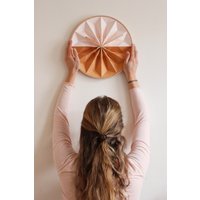 Hölzerne Origami Wanduhr von nellianna