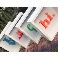 Cooles Bild Hi./Acryl Neon Geschenk Hey Bilderrahmen Mit Schriftzug Bff Freundin Statement Spruch in Vielen Farben Hi Hello Servus von nelous