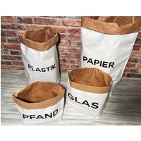 Paperbag/Mülleimer Mülltrennung Glas Papier Pfand Plastik Papierkorb von nelous