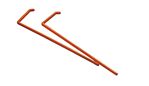 MoonLab PS Drigalskispatel, L-Förmig, Steril, Einzeln Verpackt, Orange, 500 Stück von neoLab