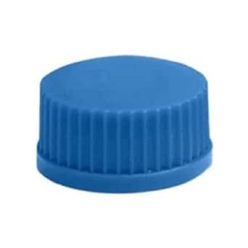 neoLab Polypropylen Schraubkappe, Blau, GL45 Gewinde, 10 Stück von neoLab