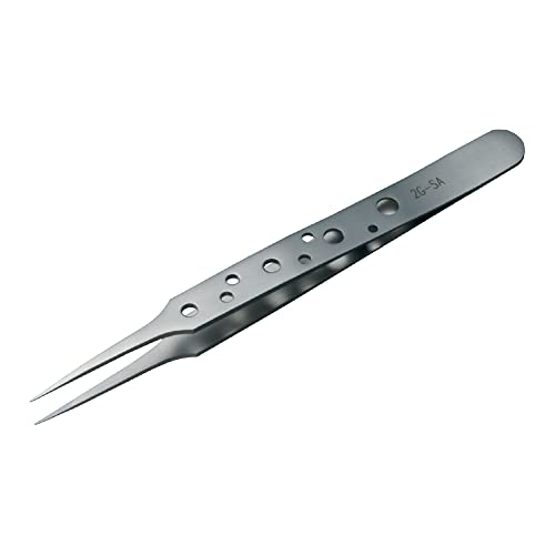 neoLab 1-1041 Edelstahl Pinzette mit Rutschfestem Griff, Type 2G-SA, Gerade, Fein, 2 Abbildung, Sehr Spitz Typ Spitze, 115mm Länge x 0.3mm Spitzenbreite neoLab 1-1041 Edelstahl Pinzette mit Rutschfestem Griff, Type 2G-SA, Gerade, Fein, 2 Abbildung, Sehr Spitz Typ Spitze, 115mm Länge x 0.3mm Spitzenbreite von neoLab