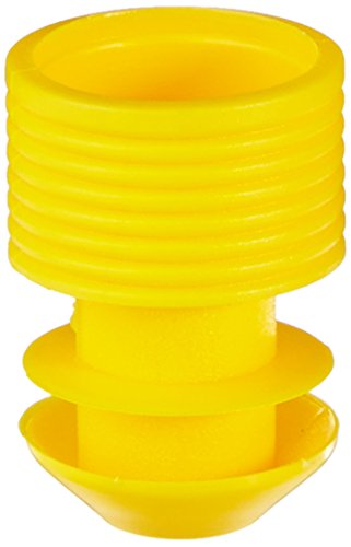 neoLab Polyethylen Lamellengriffstopfen, Gelb, 12mm x 20mm, 100 Stück von neoLab
