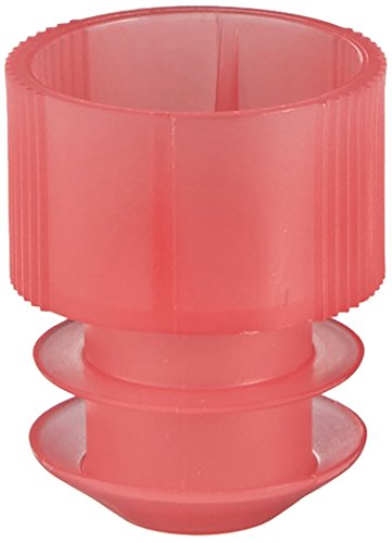 neoLab Polyethylen Lamellengriffstopfen, Rot, 16mm x 25mm, 100 Stück von neoLab