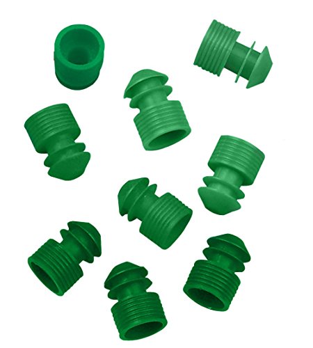 neoLab Polyethylen Lamellengriffstopfen, Grün, 16mm x 25mm, 100 Stück von neoLab