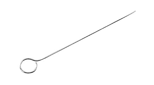 neoLab Platin-Iridium 0.6mm Draht Impföse, 5mm Öse, 50mm Länge von neoLab