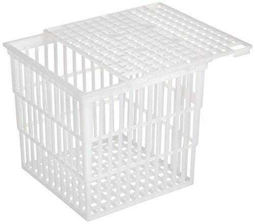 neoLab Polypropylen Korb mit Deckel, Weiß, 3.5l Kapazität, 152mm x 152mm x 152mm neoLab Polypropylen Korb mit Deckel, Weiß, 3.5l Kapazität, 152mm x 152mm x 152mm von neoLab