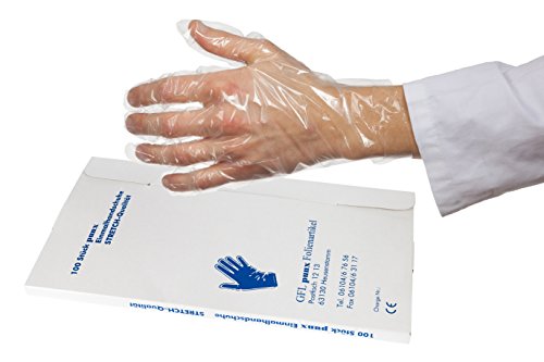 neoLab 1-4000 Einmalhandschuhe PE, Herrengröße (100-er Pack) von neoLab