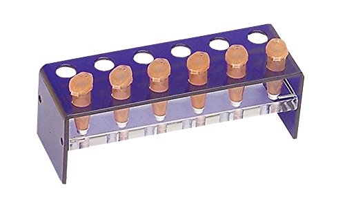 neoLabLine Acrylglas-Gestell für Eppendorf-Reaktionsgefäße, Blau, 2 x 6 Loch, 145mm x 50mm x 50mm neoLabLine Acrylglas-Gestell für Eppendorf-Reaktionsgefäße, Blau, 2 x 6 Loch, 145mm x 50mm x 50mm von neoLab