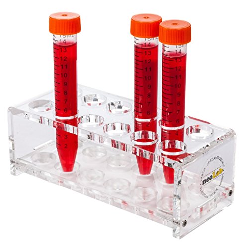 neoLabLine Acrylglas-Gestell für 2 x 10 18mm Reagenzgläser, 272mm x 64mm x 57mm neoLabLine Acrylglas-Gestell für 2 x 10 18mm Reagenzgläser, 272mm x 64mm x 57mm von neoLab