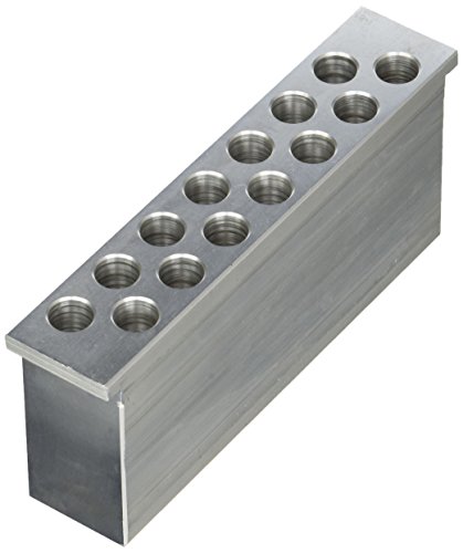 neoLab Aluminium-Einsatz für 2 x 7 1.5 ml Reaktionsgefäße, Klein, Silber, 145mm x 30mm x 60mm neoLab Aluminium-Einsatz für 2 x 7 1.5 ml Reaktionsgefäße, Klein, Silber, 145mm x 30mm x 60mm von neoLab