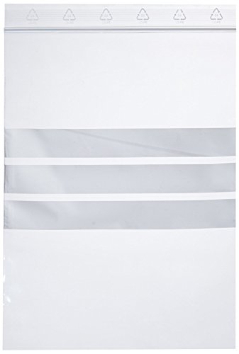 neoLab 1-7091 Kunststoffbeutel mit Beschriftungsfeld, 160 x 220 mm (100-er Pack) von neoLab
