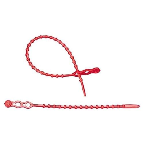 neoLab HDPE Universalbinder, Rot, 180mm x 2mm, 100 Stück von neoLab